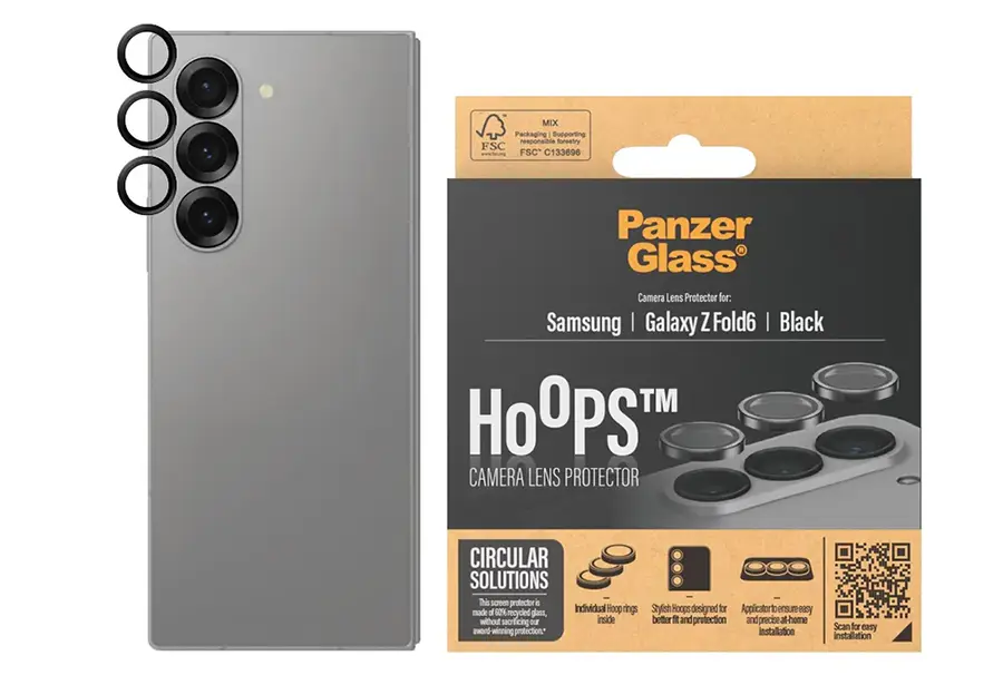 Szkło hartowane na aparat do Samsung Galaxy Z Fold6 PanzerGlass Hoops Camera Lens Protector